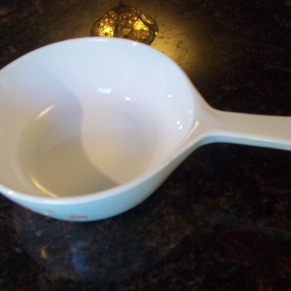 Corning Ware Peach Floral 1 Pint Sauce Pan - Picture 6 of 6